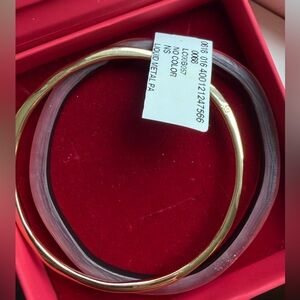 Elegant Gold and red Bangle Set
